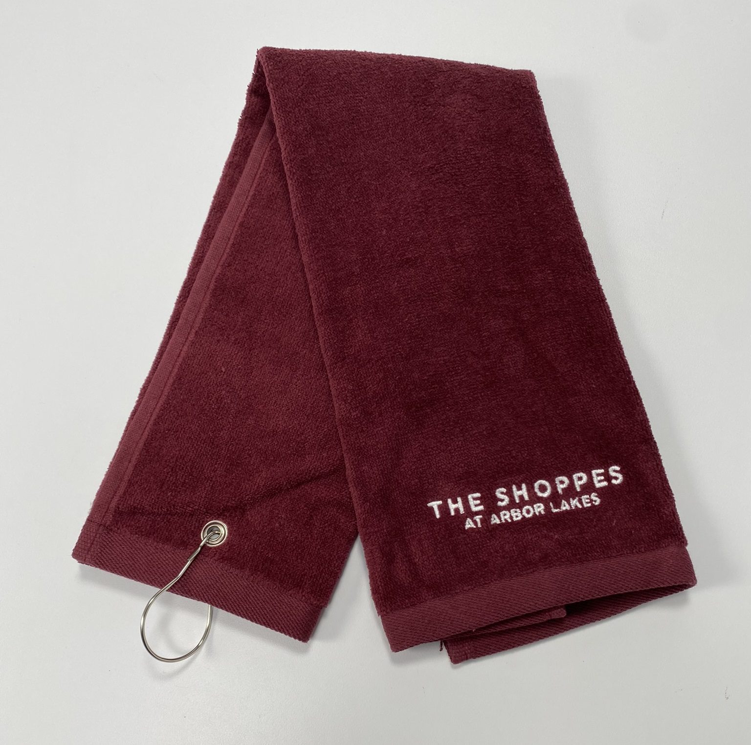 GolfTourneyTowelMarron